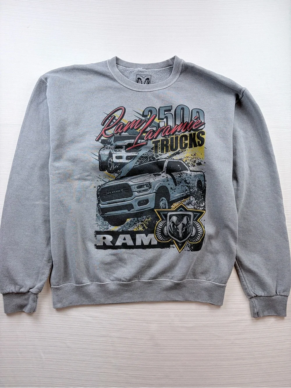 Laramie Trucks Gray Crewneck Sweatshirt